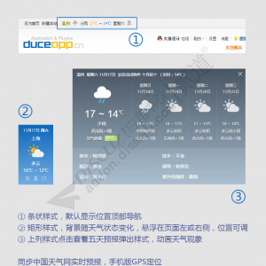 火狼天气插件 国内版 3.2.11(duceapp_weather)-1