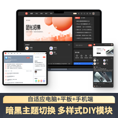 小米社区简仿版 自适应电脑手机端/暗黑切换(domi_mi)[支持Discuz X3.5]-1