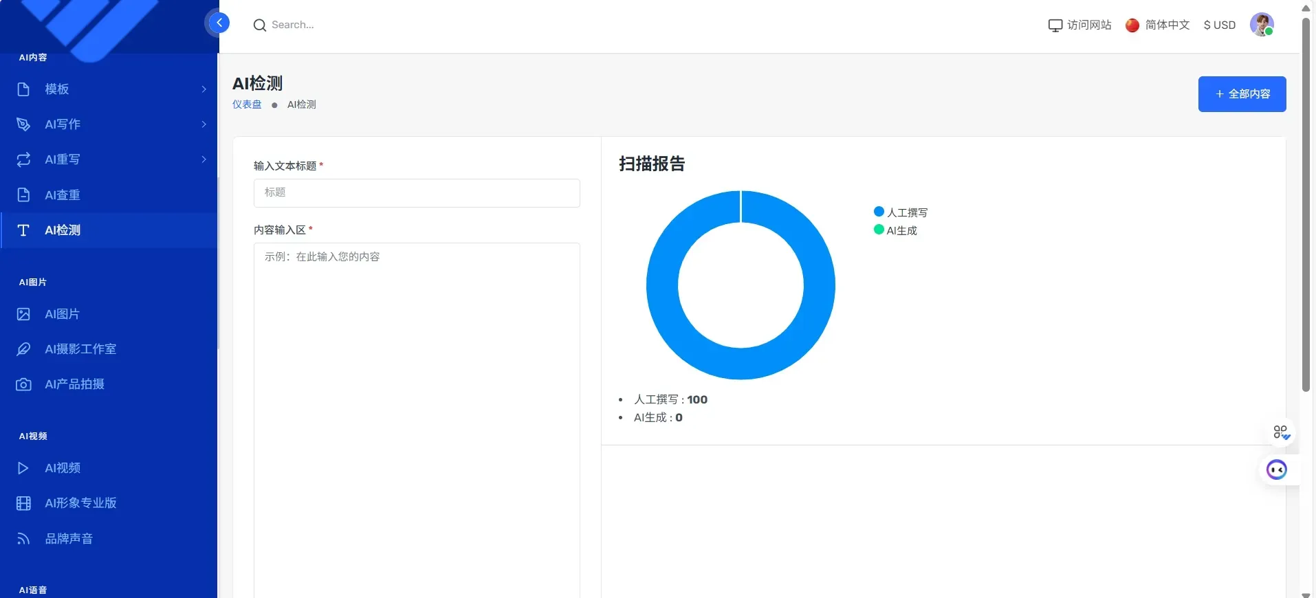 Writerap - envato market源码市场热门的智能体AI全功能版整站php源码 AI博客 WordPress 集成 AI聊天 AI语音 AI视频等支持多家AI的API接入 支持DeepSeek 中英文多语言版-1